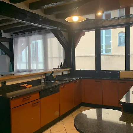 Apartmán Historique, 113m2 Duplex Rouen